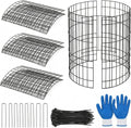 3Pack Plant Protector from Animals, 9pcs Wire Plant Protectors Metal Mesh Plant Cages, 11.8 x 15.7 Inch Outdoor Plant Guards for Rabbits Chicken Squirrels and Garden Protection