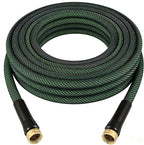 Garden Hose 15FT, Heavy Duty Water Hose with Aluminum Fittings, Puncture Proof All-weather, Ultra-Lightweight and Flexible, Watering and Cleaning for Outdoor, Lawn