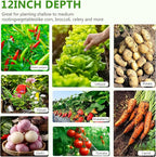 2PCS 6x3x1ft Galvanized Raised Garden Bed,Outdoor Planter Box Metal Patio Kit Planting Bed for Vegetables Flowers Herb,Silver