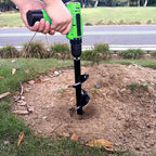 SYITCUN Auger Drill Bit for Planting - 3.5"X16" Heavy-Duty Garden Auger Spiral Drill Bit - Bulb Planter Tool & Auger Post Hole Digger - 3/8" Hex Drive Drill