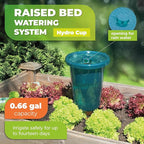 BioGreen HYDRO CUP Self Watering Planter Insert | 0.66 gal | Clay Spikes & Cup | Plant Watering Globes w/ Level Indicator | Terracotta/Green | 4 Pcs