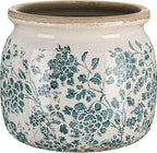 Vintage Planter Large Ceramic Plants Pot Green Vintage Rose Ice Crack Cottage Scroll Vase Flower Vase Pot Indoor Plants Home Kitchen Decor Farmhouse Antique Decorative Gifts
