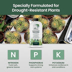 32oz Succulent Fertilizer - Makes 64 Gallons of Succulent Plant Food for Succulents Plants Live, Liquid Fertilizer for Succulents - Promotes Vibrant Leaves, Resilient Roots, and Plump Growth