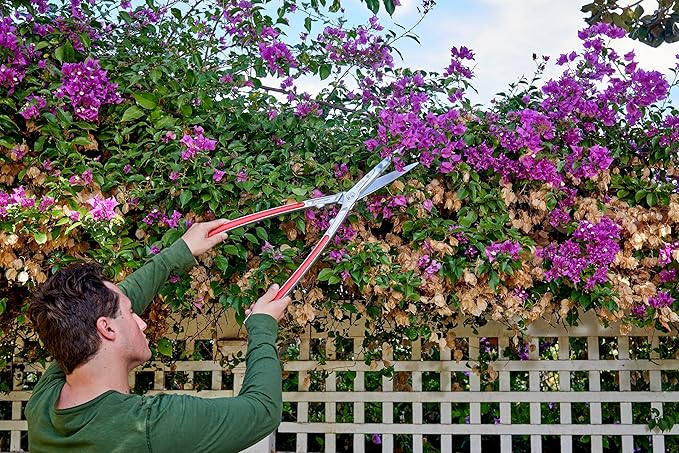 Corona Tools PrecisionCUT Aluminum Hedge Shear – Lightweight Hedge Clippers for Trimming Hedges, Shrubs & Bushes, Garden Landscaping Shears