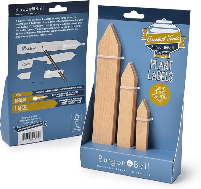 Burgon & Ball Gardening Plant Labels 6-Piece Set