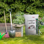 Michigan Peat Compost and Manure Blend, Garden Magic Mix with Odor-Free Blend, 40 Lbs - Outdoor Lawn and Gardening Mixture with Nutrients and Minerals for Soil Potting and Planting