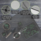 Sawysine 4 Pack Mesh Plant Cover Reusable Screen Cloche Dome Plant Protector Tent Collapsible Umbrella for Outdoor Garden Greenhouse Vegetable Flowers Strawberry from Animals (17 x 17 Inch,Black)