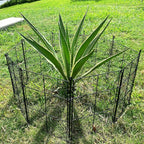 8 Pack Plant Protectors from Animals, 32Pcs DIY Plant Cages 12.6"x12.6"x16", Chicken Wire Garden Animal Barrier, Keep Rabbits & Chipmunks Out for Vegetables, Shrubs & New Plants