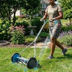 American Lawn Mower Company 2605-16 16-Inch 5-Blade Reel Push Lawn Mower, Includes Mower Cover