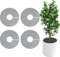 4 Pack Plant Pot Grids - 15.7 Inch Cuttable Soil Cover Protector from Cats, Animals Digging Stopper, Indoor Plant Pot Soil Guard for Outdoor Garden Balcony