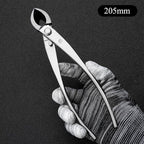 TianBonsai Bonsai Tools 5-Piece Alloy Steel Bonsai tool Kit In Cluding 210mm Long Handle Scissors / 205mm Branch Cutter / 205mm Knob Cutter / 200mm Straight Root Hook / Tweezers (NBK5-01)