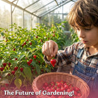 KVITER 50 Pimenta Biquinho, Sweety Drop Peppers Seeds (Capsicum Chinense) – Chupetinho, Pimenta de Bico, Little Red Tear Drop Peppers – Heirloom Red Pepper Vegetable Seeds for Outdoor & Indoor Garden
