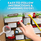National Geographic Ant Habitat Kit - Light-Up Ant Terrarium with Built-in Magnifiers, Tunnel Starter Tool & More, Ant Activities for Kids, Ant Home, Ant Colony, Ant Habitat, Ant House for Kids