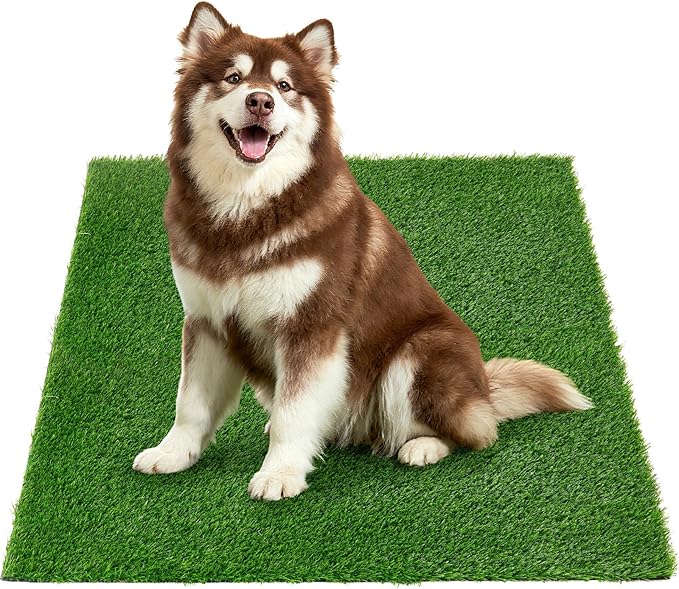 Artificial Turf Grass Outdoor: Grass Pad for Dogs Indoor Potty Training, Replacement Turf Rug for Patio Balcony Lawn Apartment Decoration, Easy to Clean with Drainage Holes(31.5x47.3 inch)