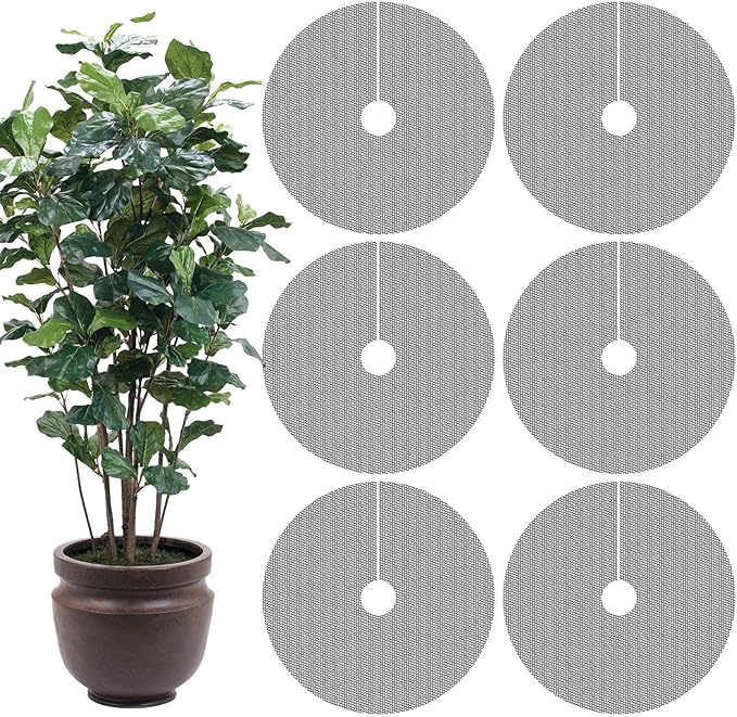 Indoor Plant Protector from Cats,Cuttable Mesh Protection Screens | Plant Protectors from Animals | for Garden Outdoor Indoor Dogs Potted Bonsai