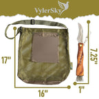 Foraging Bag - Mushroom Foraging Kit with Bag and Knife, Great for Mushroom Decor Lovers