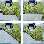 Floating Plant Corral for Aquarium, Fish Tank Accessories to Separate Floating Plants, Automatically Adjusts Height with Water Level, Suitable for All Floating Plants and All Aquariums (Style 1)