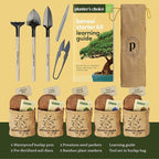 Planter's Choice Bonsai Tree Starter Kit - Unique Easter Gifts for Women, Men - Birthday Gifts for Adults - Indoor Live House Plants - DIY for Adults Craft Kits - Hobby Gift Gardening Lovers