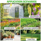 65ft Drip Irrigation System Kit with 20 Brass Spray Nozzles - 360° Adjustable Automatic Watering System for Gardens, Lawns & Greenhouses