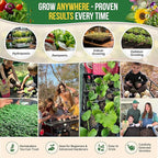 75 Medicinal & Tea Herb Seeds Variety Pack, Garden Seed Starter Kit - Over 47,380 Non-GMO Heirloom Seeds for Planting Herbs and Vegetables, Seed Box with Gardening Supplies, Gardening Gifts