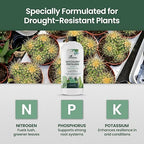 16oz Succulent Fertilizer - Makes 32 Gallons of Succulent Plant Food for Succulents Plants Live, Liquid Fertilizer for Succulents - Promotes Vibrant Leaves, Resilient Roots, and Plump Growth