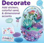 Creativity for Kids Mini Garden: Mermaid Terrarium Kit - Mermaid Gifts for Girls, Crafts and Toys, Stocking Stuffers for Kids (Ages 6+)