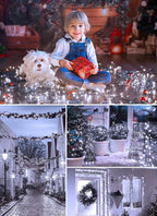 Minetom Solar String Lights Outdoor, Extra Long 72FT 200 LED Christmas String Lights with 8 Lighting Modes, Waterproof Solar Light Outdoor for Outside Tree Balcony Gazebo, Pure White