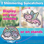Creativity for Kids Big Gem Diamond Painting Axolotl: Girl Toys and Crafts for Ages 6-8+
