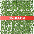 Fake Vines, 36 Pack 252 Feet Artificial Ivy Garland Vines for Bedroom Decor, Hanging Vines for Party Wedding Christmas Decoration,Fake Leaves for Outdoor Patio Garden