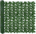 ODTORY Artificial Ivy Privacy Fence Wall Screen,40X160 in UV-Anti Faux Greenery Backdrop Ivy Vine Leaf Hedges Fence Panels for Patio, Balcony, Garden, Backyard Indoor Outdoor Green Wall Decor