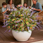 12 Bundles Artificial Coleus Flowers | UV Resistant No Fade Silk Faux Plants | Spring Summer Outdoor Fake Greenery for Garden Patio Planters Front Porch Pathway Decor (Yellow)
