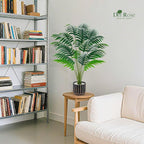 Der Rose 28" Fake Palm Tree Large Artificial Potted Plants Indoor for Home Porch Patio Living Room Bathroom Outdoor Decor