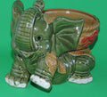 jmbamboo-Jumbo Size Elephant Ceramic Vase 7'' inches Tall for Lucky Bamboo