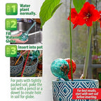 Besti Large Self Watering Globes for Plants Waters Greenery Up to 2 Weeks Hands Free | Durable, Multicolored Glass Craftsmanship | Indoor and Outdoor Use