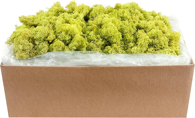 SuperMoss 59834 21497 7 Moss, Appx. 10 lb Bulk Case, Chartreuse