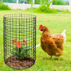 Adnee 15 Packs Wire Plant Protector from Animals, 12 x 12 Inches Metal Mesh Plant Cage Covers, Sturdy Garden Bunny Barricades Chicken Wire Cloche for Plants Shrubs Vegetables Flowers