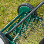 American Lawn Mower Company 1725-16GC 16-inch 7-Blade Reel Mower with Grass Catcher, Specialty Grass Mower, Green