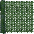 ODTORY Artificial Fence Privacy Screen: 5FT x 50FT UV-Anti Faux Greenery Backdrop Ivy Chain Link Shades Panels for Patio, Balcony, Garden,Deck,Backyard Indoor Outdoor Green Wall Decor