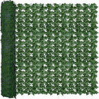 ODTORY Artificial Fence Privacy Screen: 5FT x 50FT UV-Anti Faux Greenery Backdrop Ivy Chain Link Shades Panels for Patio, Balcony, Garden,Deck,Backyard Indoor Outdoor Green Wall Decor