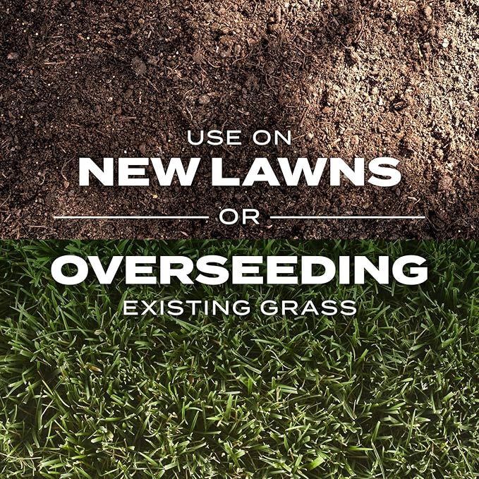 Scotts Turf Builder Rapid Grass Tall Fescue Mix - Combination Grass Seed and Fertilizer for Lawns, Lawn Seed That Grows in Just Weeks, 5.6 lbs.