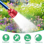 Dreyoo 1 Pack Water Nozzle with 3000 Tiny Holes, 3/4'' Aluminium Alloy Garden Hose Shower Head with PTFE Thread Seal Tape for Outdoor Watering Flowers, Plants, Greenhouse, Nurseryman (2.36'',Red)