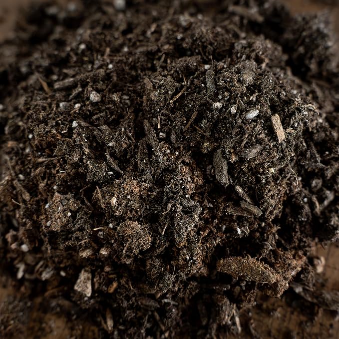 Premium Cactus & Succulent Soil Mix (0.5 Cu Ft) – Root Rot Protection with Volcanic Ash & Chicken Manure – Fast Draining Mix for Indoor Plants, Aloe, Citrus, & Palms – Organic, Ready-to-Use
