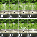 Biling 7.5W Solar Water Pump Outdoor, Solar Pond Pump Solar Fountain with DIY 5ft Tubing for Samll Ponds, Garden Pool and Bird Bath