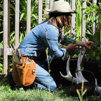 Leather Garden Tool Belt - Gardening gifts for women- Utility belt - Garden Tools Organizer Holster Pouch -Gift for Gardeners and Florists