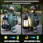 Turtle Garden Statue Outdoor Décor with Solar Lights Lantern,Turtle Solar Light Figurines Outside Decorations for Yard，Lawn ,Patio, Balcony, Unique Housewarming Gifts