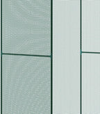 Outsunny 4' x 4' x 6' Crop Cage, Plant Protection Tent with Zippered Doors for Vegetable Garden, Backyard, Dark Green