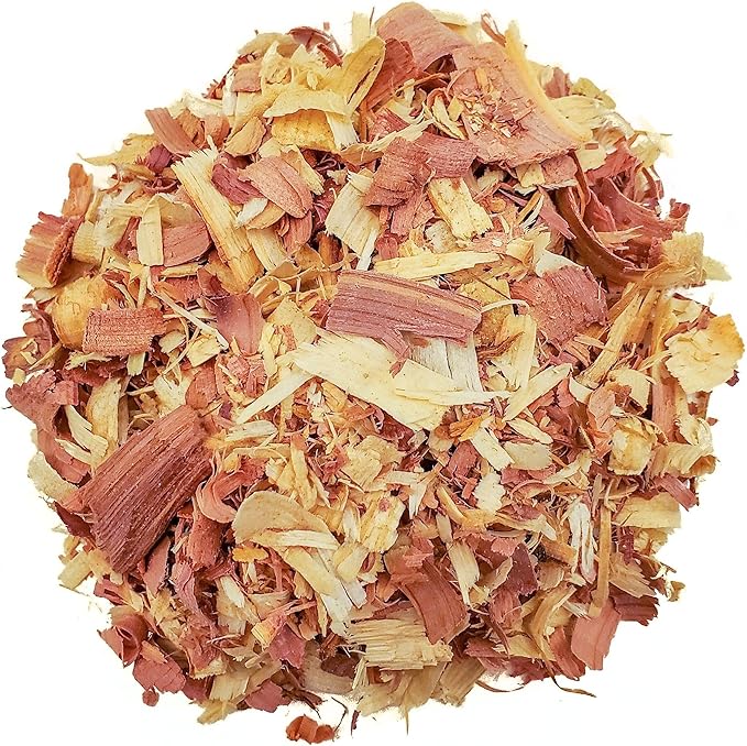 100% Natural Cedar Shavings | Mulch | Great for Outdoors or Indoor Potted Plants | Dog Bedding (Small)