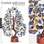 Lapis Lazuli Tree of Life for Positive Energy, Gem Stone Decor, Crystal Tree, Crystal and Healing Stones