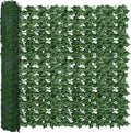ODTORY Artificial Fence Privacy Screen: 4FT x 20FT UV-Anti Faux Greenery Backdrop Ivy Chain Link Shades Panels for Patio, Balcony, Garden,Deck,Backyard Indoor Outdoor Green Wall Decor
