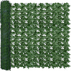 ODTORY Artificial Fence Privacy Screen: 4FT x 20FT UV-Anti Faux Greenery Backdrop Ivy Chain Link Shades Panels for Patio, Balcony, Garden,Deck,Backyard Indoor Outdoor Green Wall Decor
